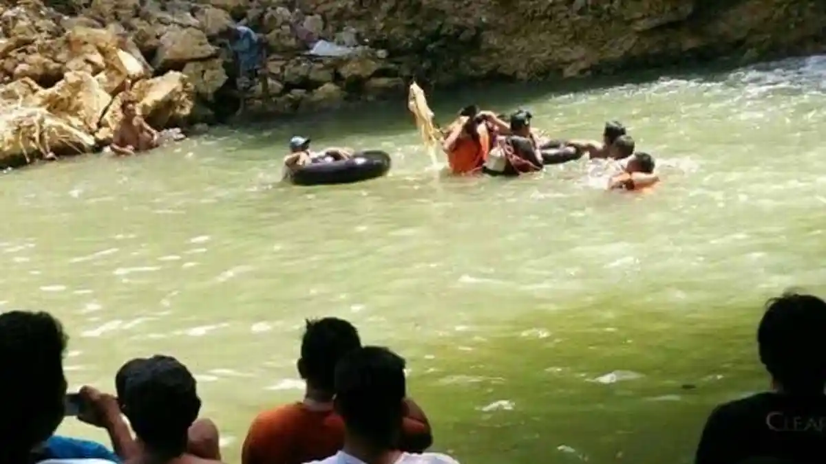 Hadapi Ujian Nasional, Siswa MAN 1 Pamekasan Malah Tewas Tenggelam di Air Terjun
