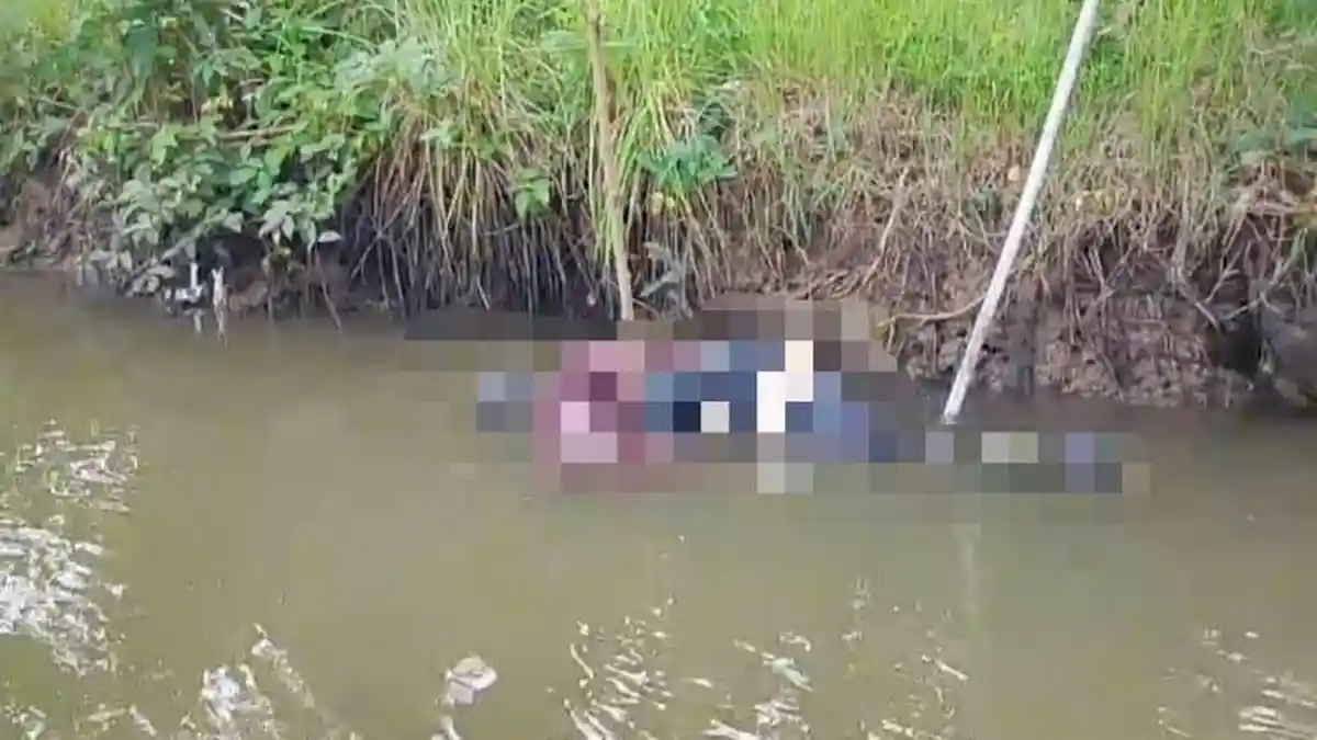 Mayat Perempuan Tanpa Identitas Ditemukan Mengambang di Sungai Cibereum Cilacap