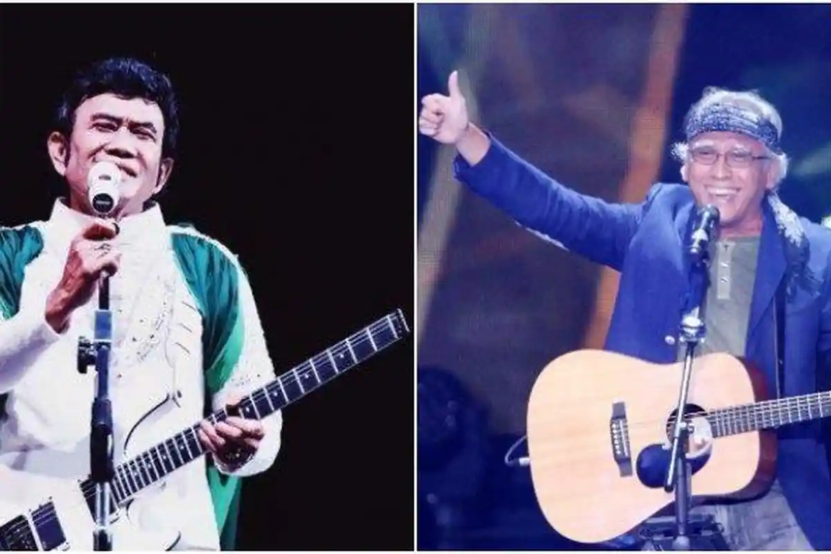 Momen Langka Iwan Fals Tak Kuasa Menahan Tangis di Hadapan Rhoma Irama