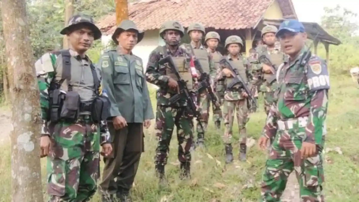 Jaga Kawasan Hutan, Perhutani Indramayu Libatkan TNI dari Yonif 889/Gagak Winangsih