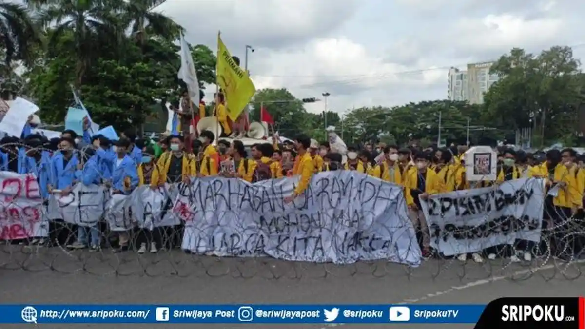 5 Tuntutan Mahasiswa Demo ke DPRD Sumsel Hari Ini, Tolak MBG Hingga Koperasi Merah Putih