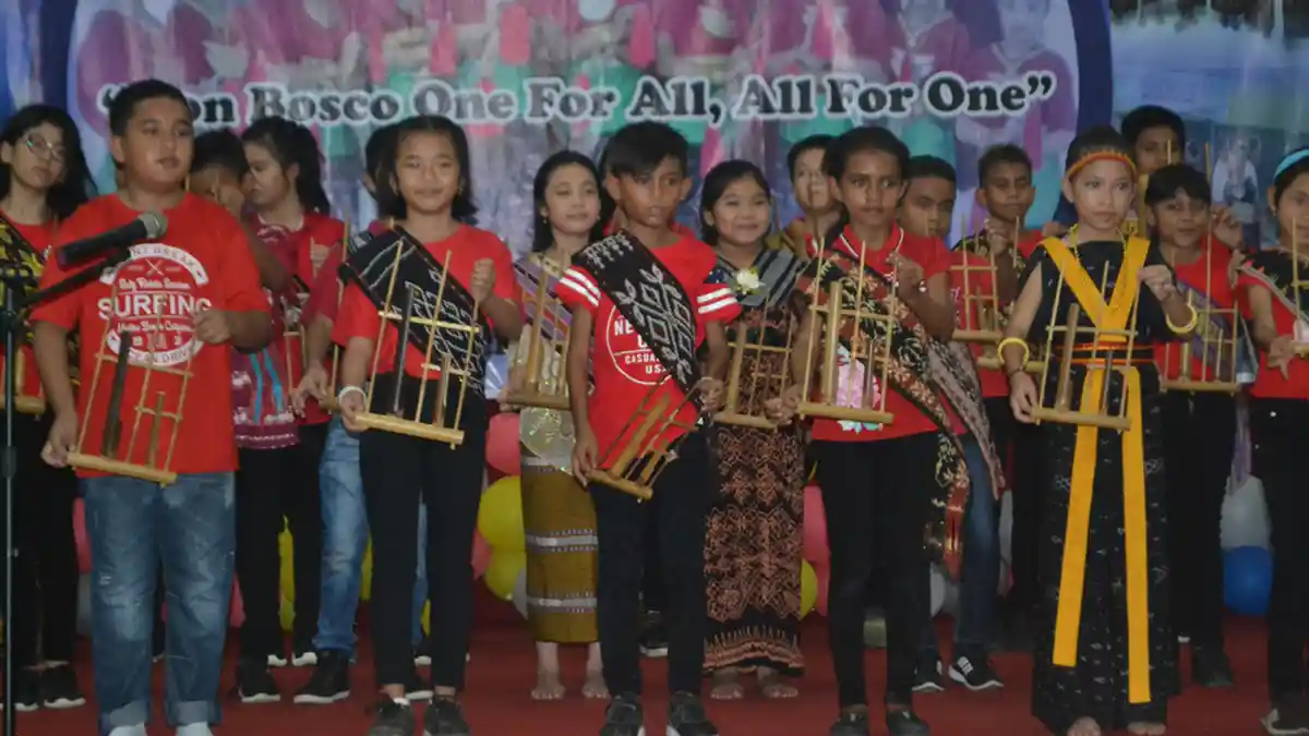 Begini Tampilan Anak-anak SD Don Bosco Kupang di Acara Pentas Seni