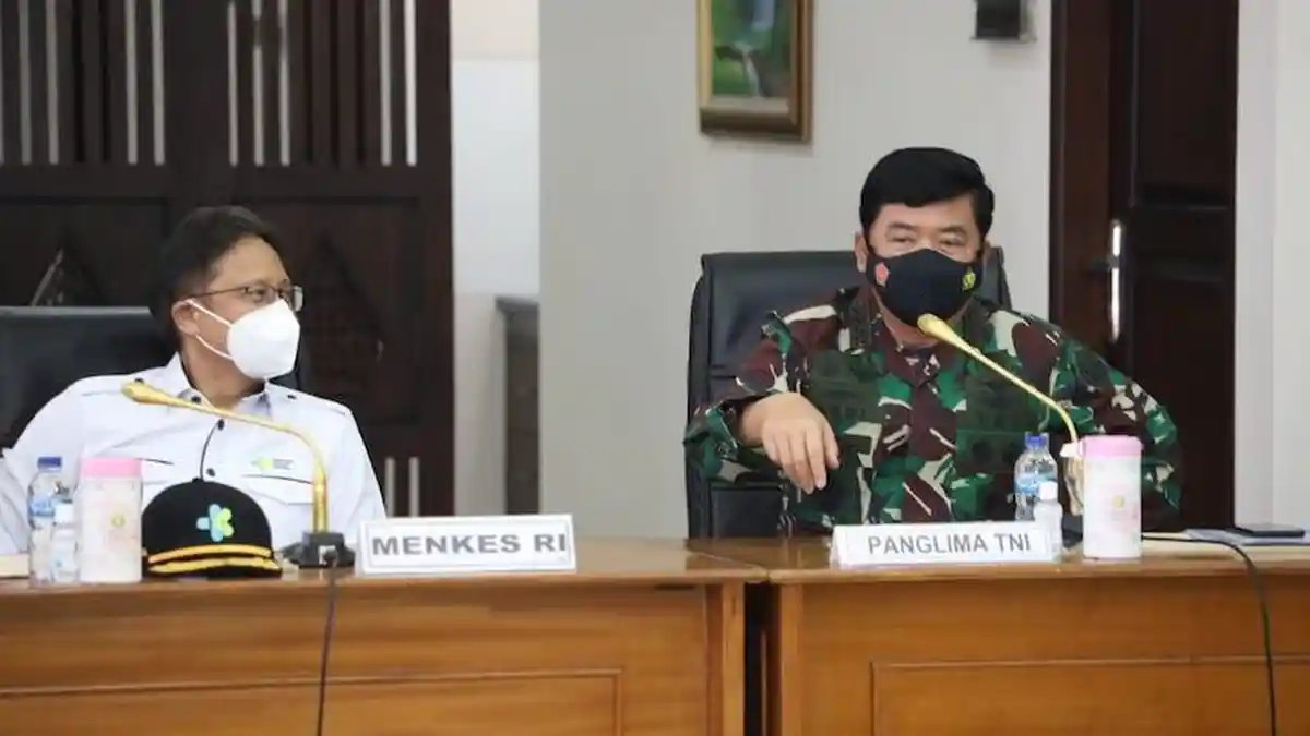 Panglima TNI: Pentingnya Sinergi 4 Pilar Dalam Penegakan PPKM Mikro di Kota Madiun