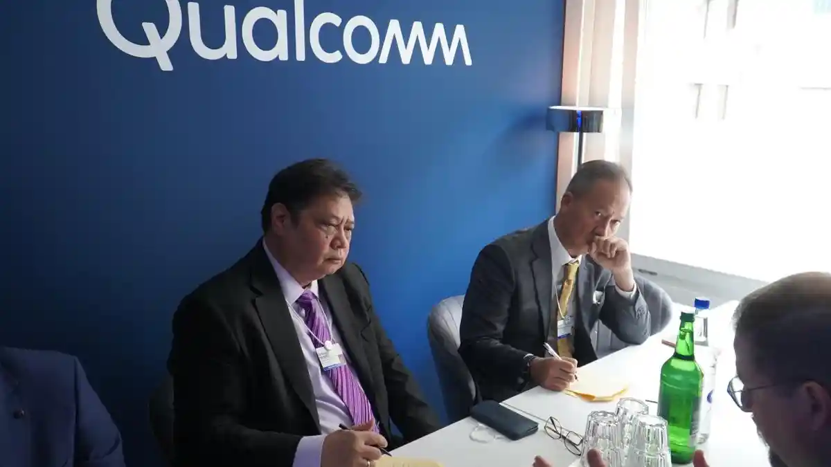 Pertemuan Menko Airlangga – CEO Qualcomm: Perluas Peluang Investasi Bidang Digital
