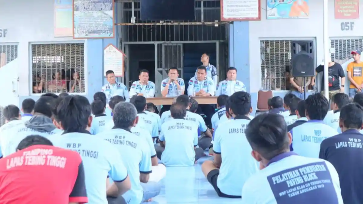 Lapas Tebing Tinggi Kanwil Kemenkumham Sumut Sosialisasikan Hak dan Kewajiban Warga Binaan