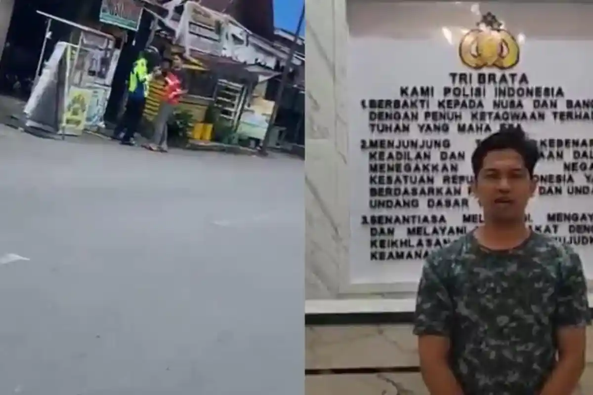 Viral Aksi Pria di HSS Dorong dan Marahi Polisi Tak Terima Keponakan Ditilang, Berujung Minta Maaf