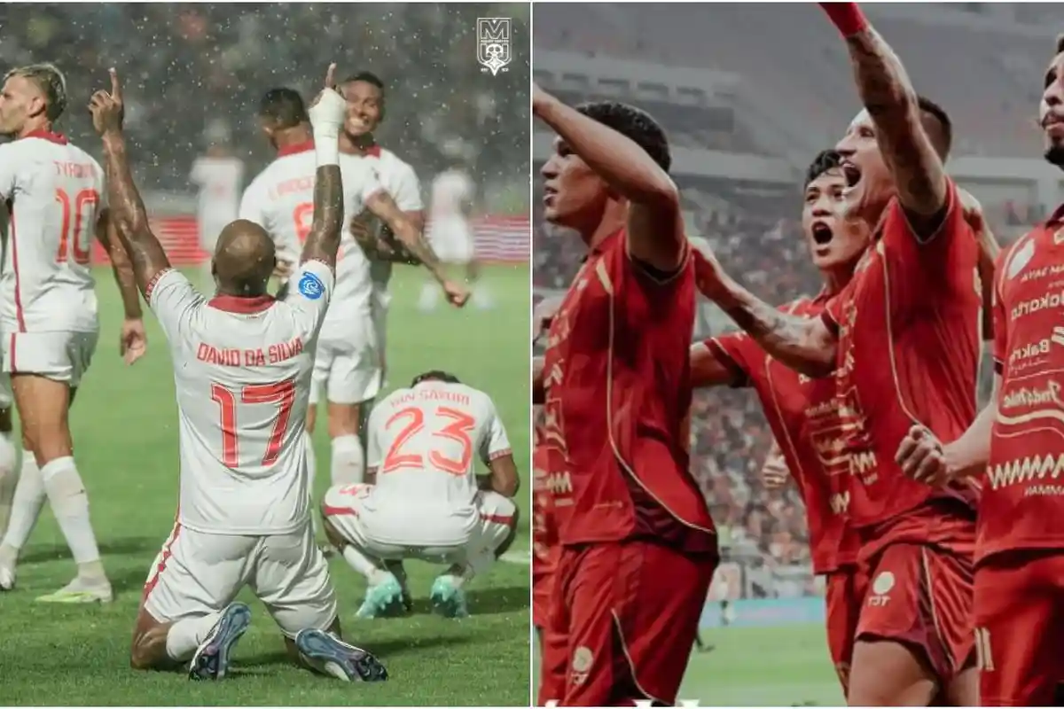 Hasil Persija Jakarta Vs Malut United: Skor Imbang Diwarnai Kartu Merah hingga David da Silva Cedera