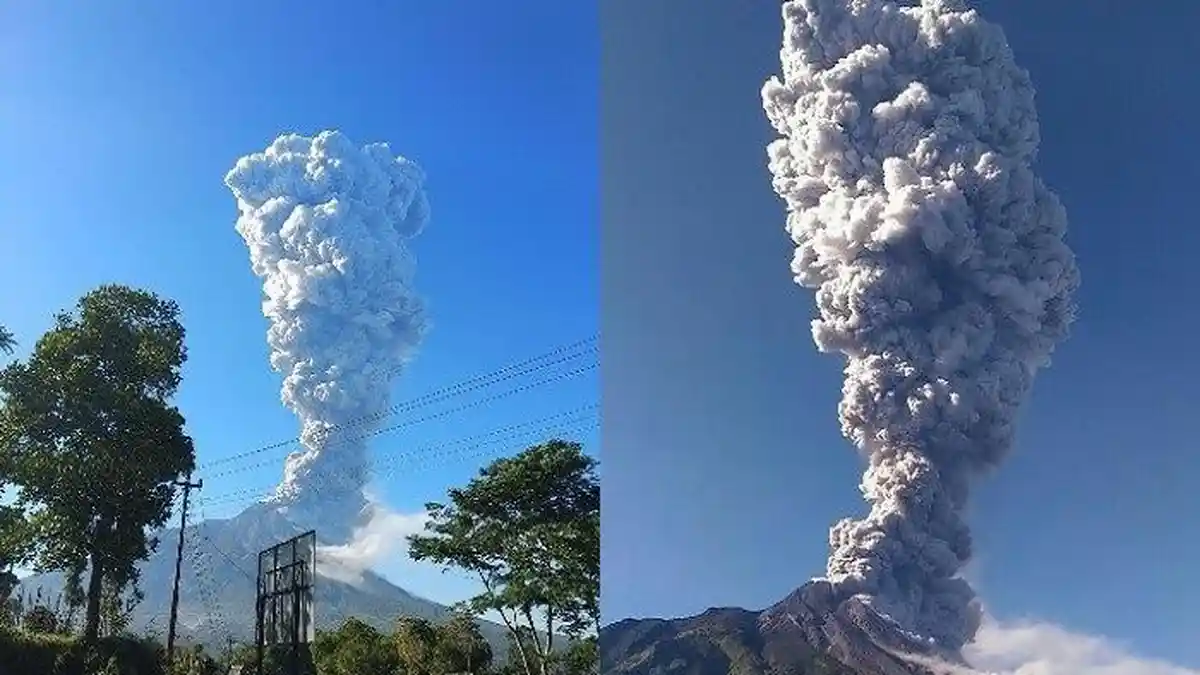 Merapi Bikin Tanah Bergetar Hebat: Erupsi Lagi Selama 2 Menit
