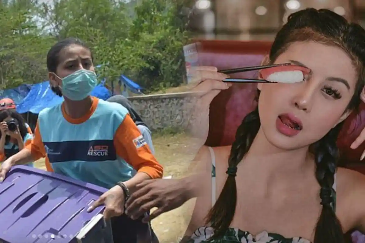 Awkarin Terekam Tengah Bujuk Anak Korban Gempa Palu yang Sedang Demam, Aksinya Banjir Pujian