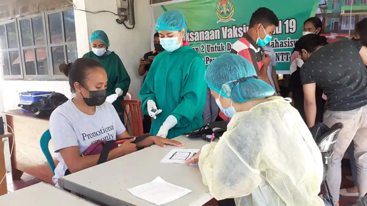 Cegah Penyebaran Covid-19, UPG 1945 Gelar Vaksinasi Covid-19 Bagi Dosen dan Mahasiswa