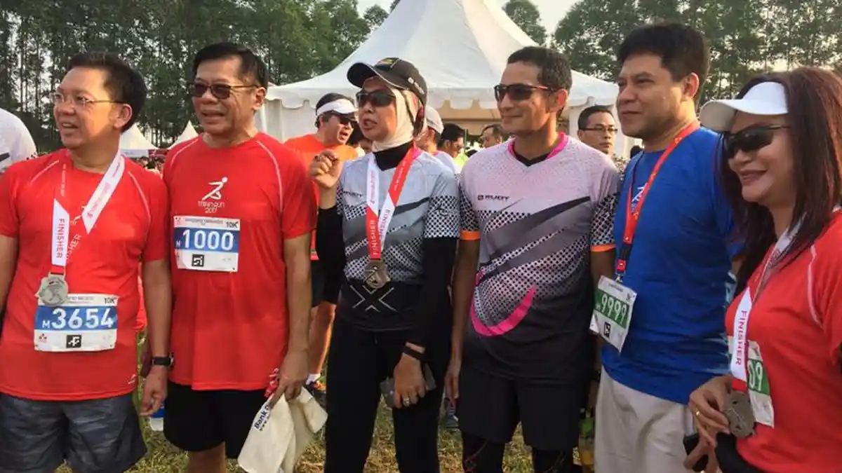 Sandiaga Ingin Jakarta Marathon Jadi Ajang Lari Bergengsi Kelas Dunia