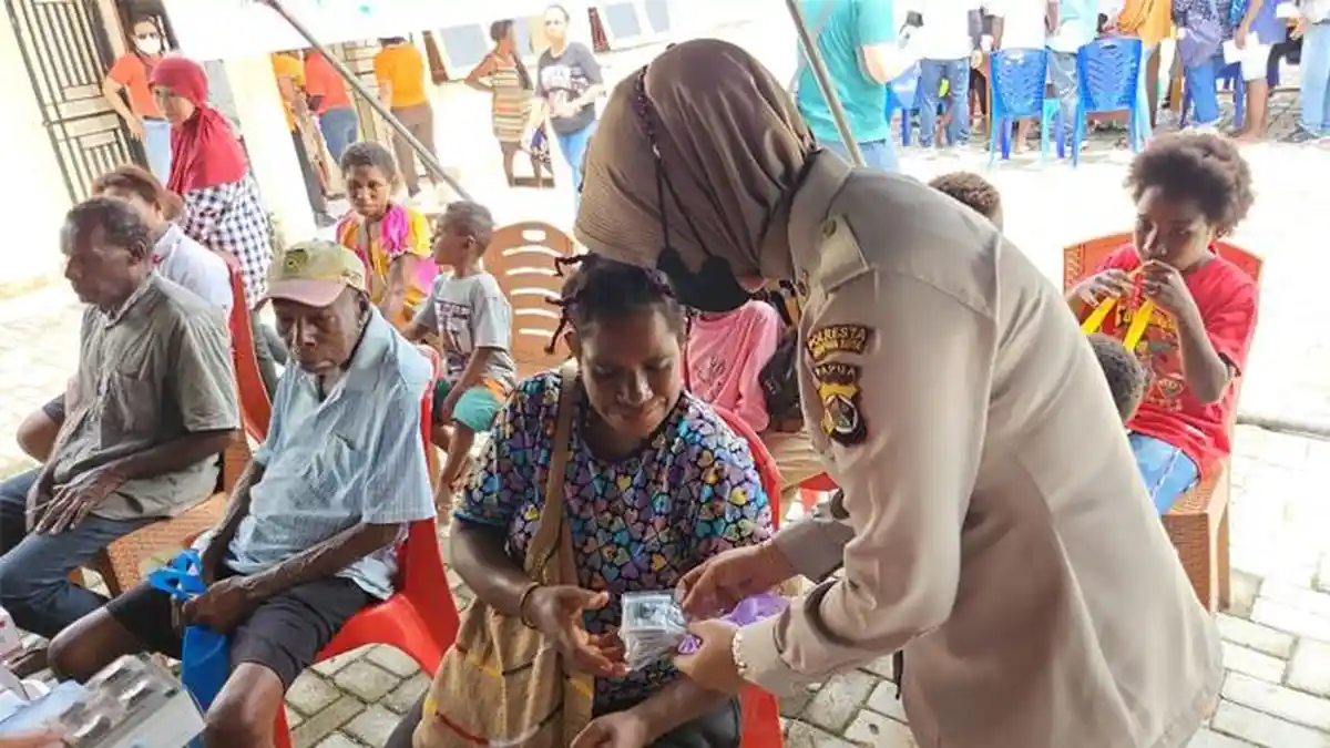 Program Keladi Sagu Obati Sambangi Warga Jayapura di Perbatasan RI-PNG, Ini yang Dilakukan