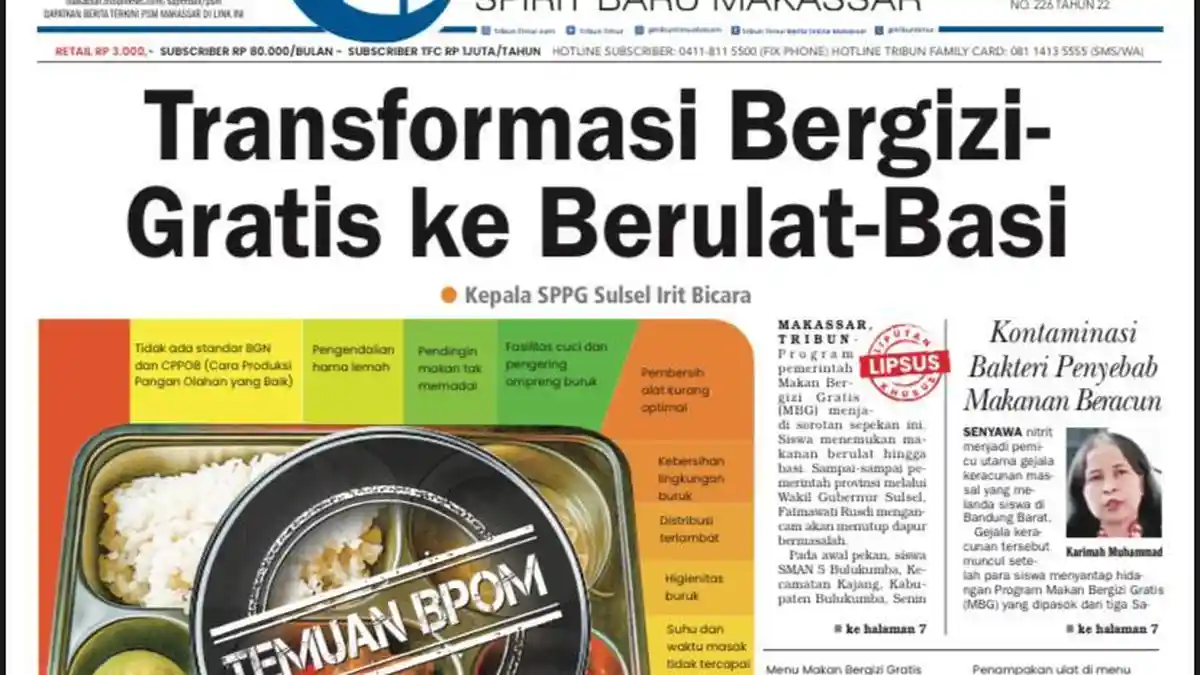 Transformasi Makanan Bergizi ke Berulat-Basi