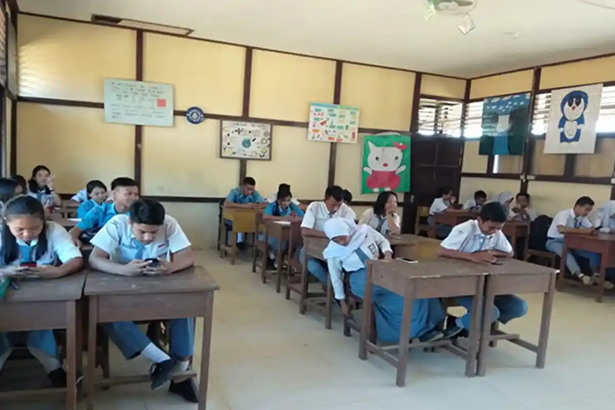 CANGGIH! SMAN 1 Ledo Bengkayang Ulangan Umum Berbasis Android, Lebih Hemat dan Praktis