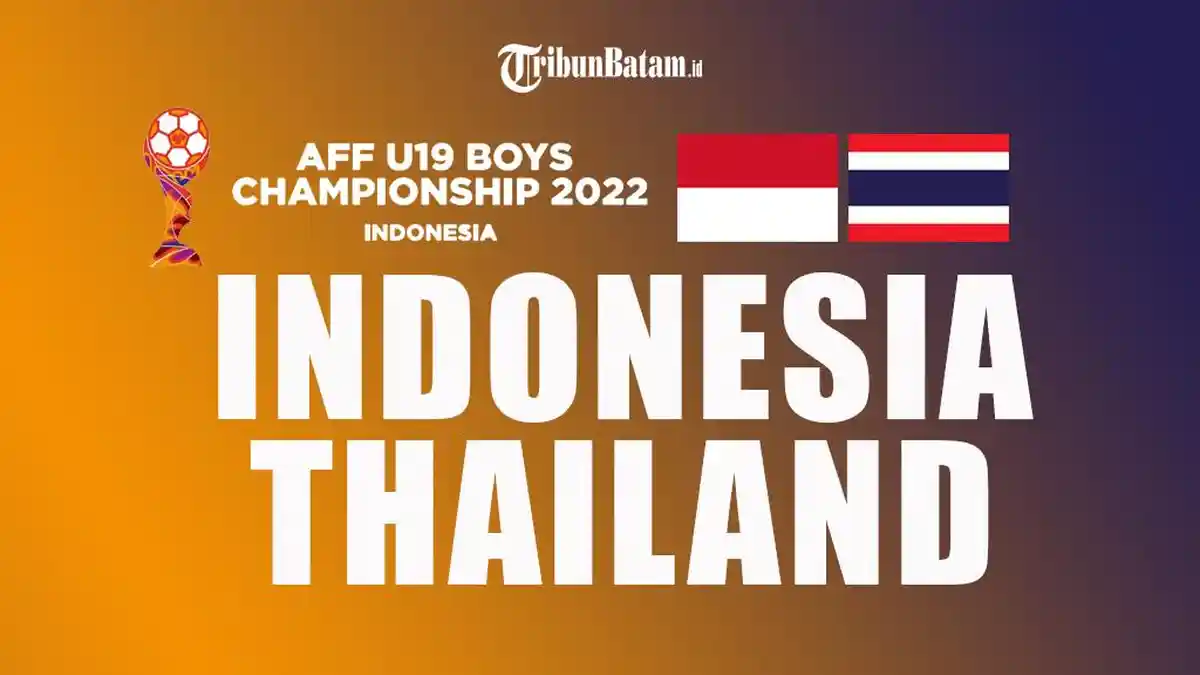Jadwal Piala AFF U19, Live Streaming Indosiar Timnas Indonesia vs Thailand 20.00 WIB