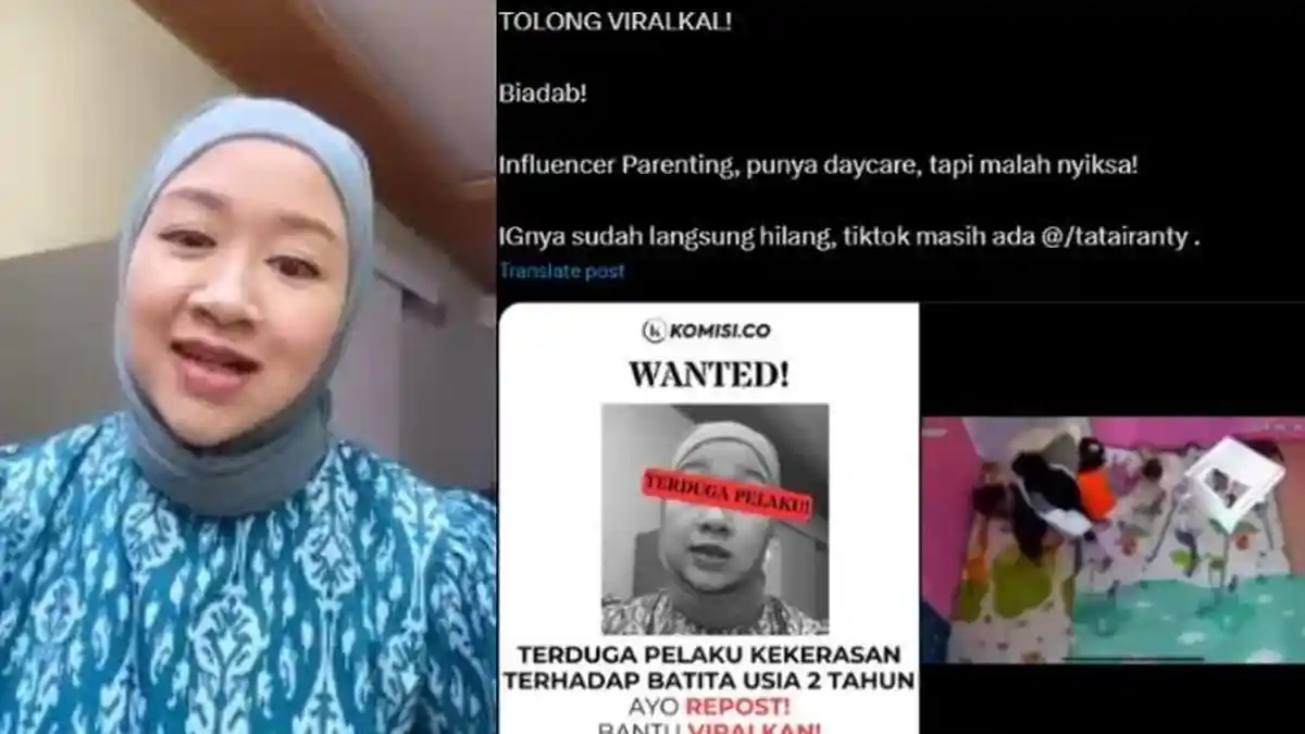 KELAKUAN Jahat Meita Irianty Pemilik Daycare Aniaya Balita Terkuak, Guru Bak Pembantu, Gaji Kecil