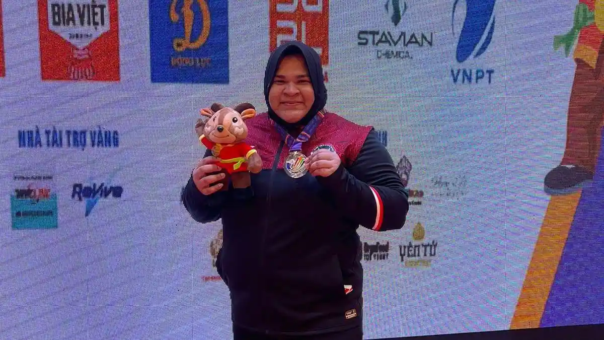 Nurul Akmal Atlet Putri Aceh Berhasil Pertahankan Medali Perak SEA Games
