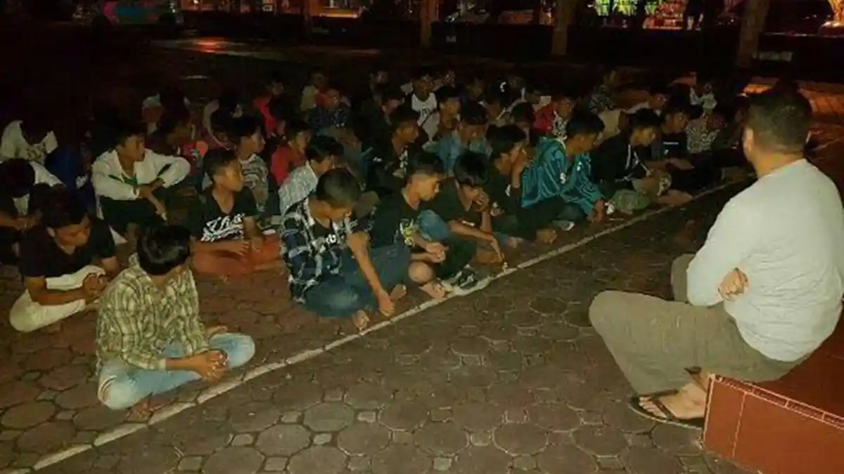 Gagalkan Tawuran, Polisi di Dumai Amankan 55 Remaja