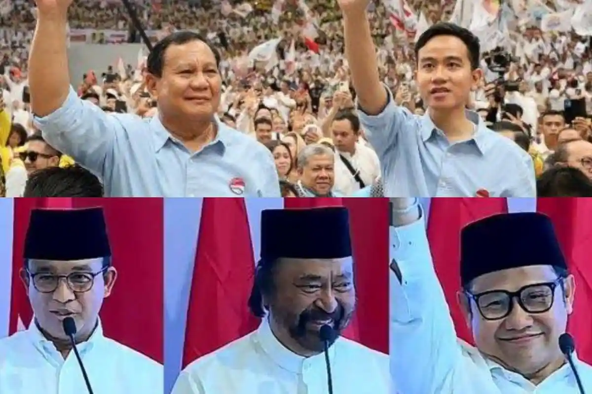 Survei Terbaru: Prabowo-Gibran Obrak-Abrik PKB dan NasDem di Jawa Timur, Elektabilitas AMIN Melempem