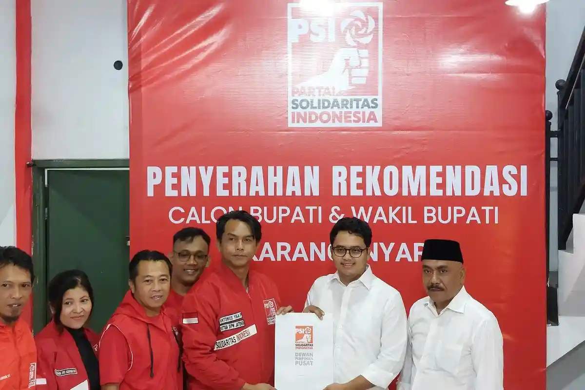 PSI Ikut Usung Ilyas - Tri Haryadi di Pilkada Karanganyar 2024, Ini Alasannya