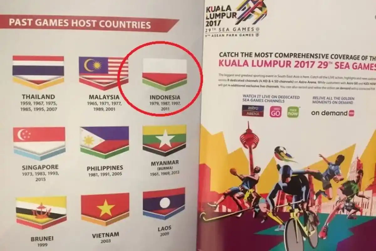 Ternyata Malaysia Juga Pernah Membalikkan Bendera Ini, Begini Kegeraman Netizen Indonesia
