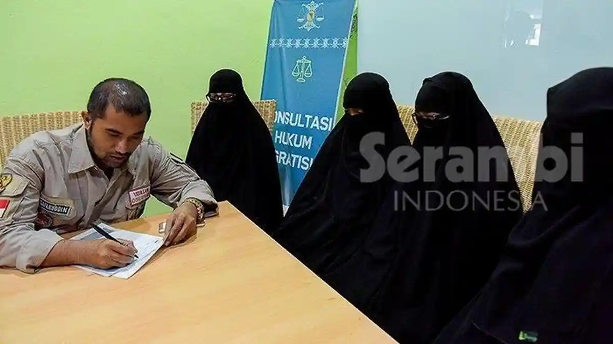 Empat Wanita di Aceh Ini Mencari Suami Yang Hilang Ke Polisi, Diduga Suaminya Diciduk Densus 88