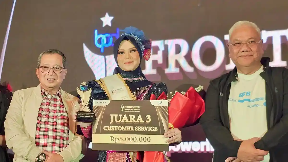 Bank Sumut Raih Juara 3 pada Kategori Customer Service di Ajang Frontliner Championship BPDSI 2024