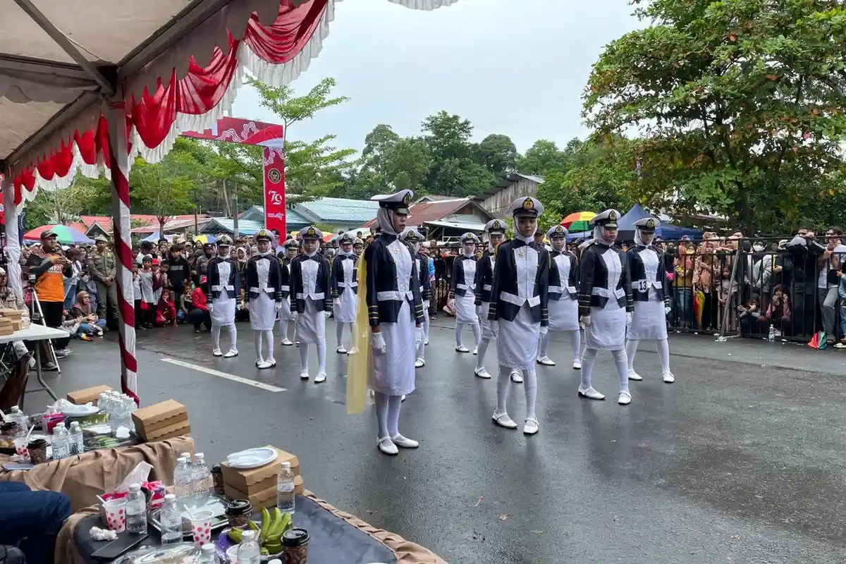 82 Regu Ramaikan Lomba Gerak Jalan Indah di Nunukan, Begini Kriteria Penilainnya