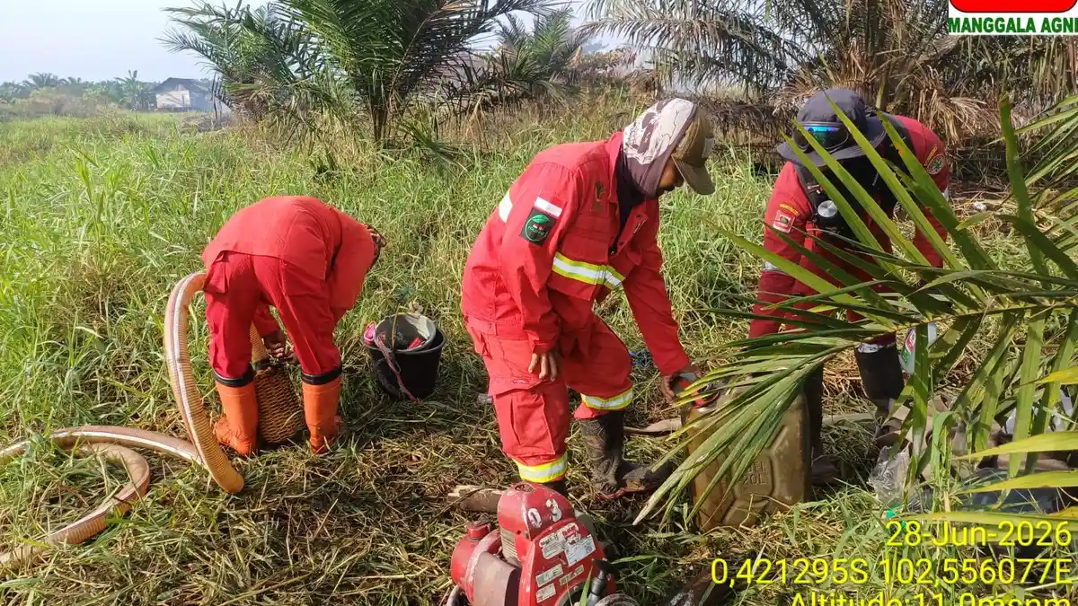 El Nino Kuat Ancam Riau, Manggala Agni Gencarkan Patroli di Seluruh Daerah Operasi - Tribunpekanbaru.com