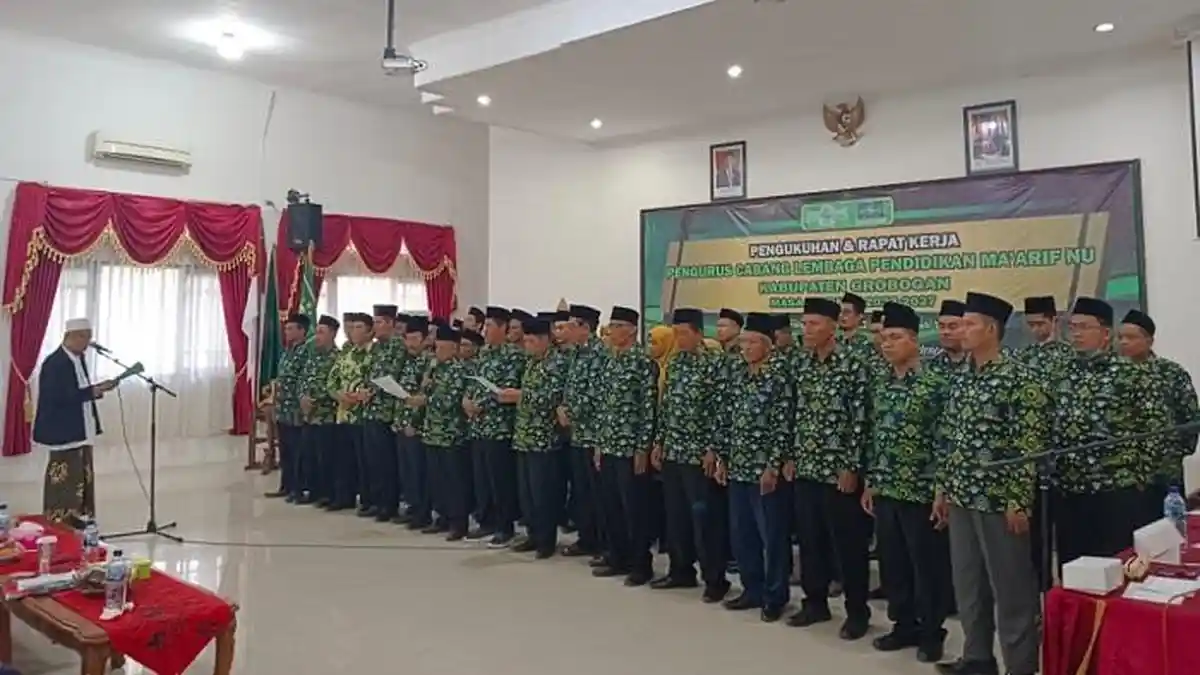 Pengukuhan LP Ma'arif NU Grobogan, Merefleksi Pendidikan Karakter Menuju Kurikulum Merdeka