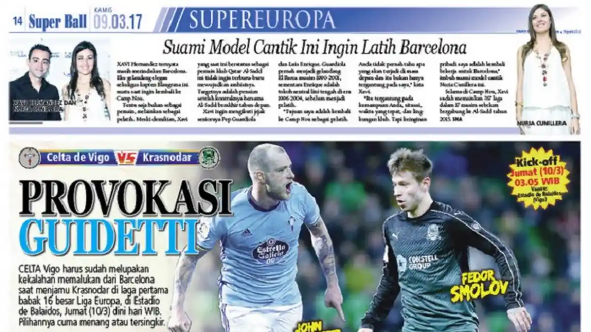 John Guidetti: Celta Vigo Harus Cetak Gol yang Banyak
