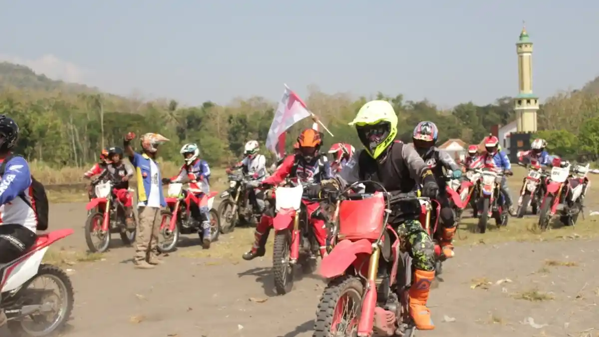 Sambut MXGP di Indonesia, 1.000 Bikers Semarakkan National Honda Roadventure