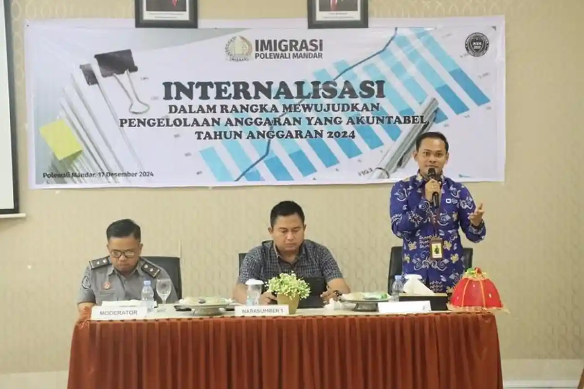 Imigrasi Polman Gelar Internalisasi Dalam Rangka Mewujudkan Pengelolaan Anggaran Akuntabel