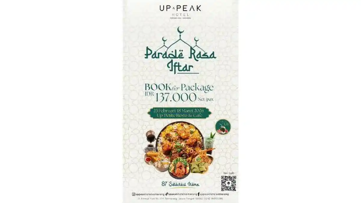 Up Peak Hotel Simpang Lima Semarang Hadirkan Parade Rasa Iftar dengan 87 Menu Pilihan