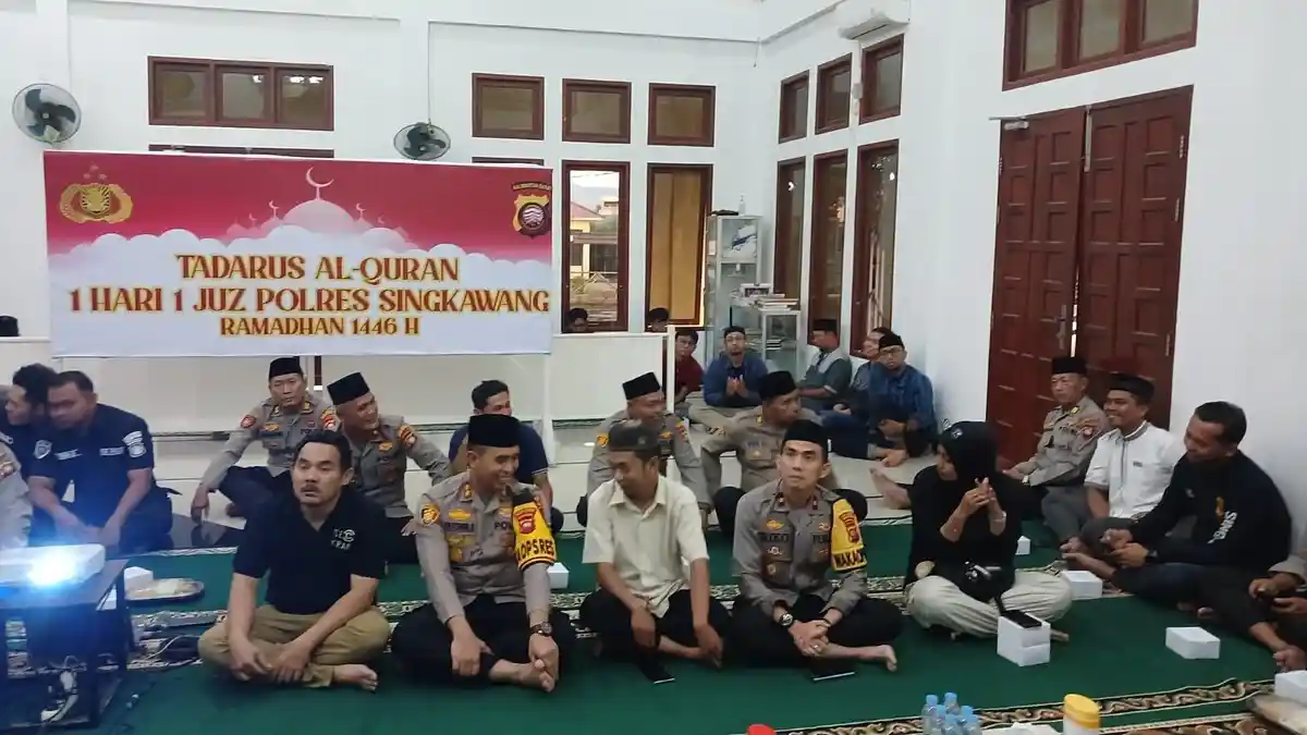 Kebersamaan di Bulan Ramadan, Polres Singkawang Gelar Buka Puasa Bersama Wartawan