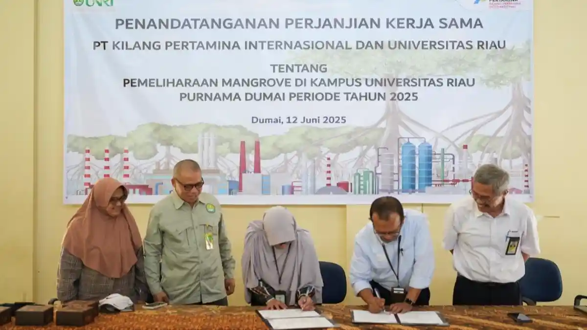 PT KPI dan UNRI Perkuat Program Pelestarian Mangrove di Dumai untuk Tahun 2025