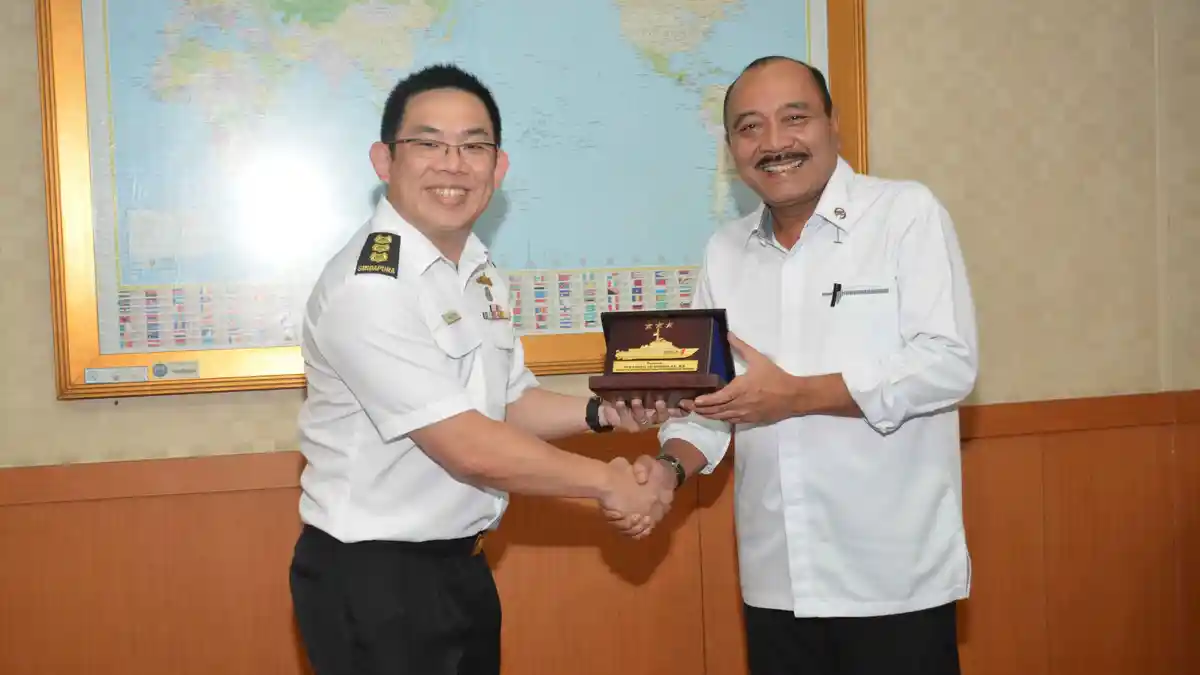 Kepala Bakamla RI Terima Kunjungan MSTF Singapura