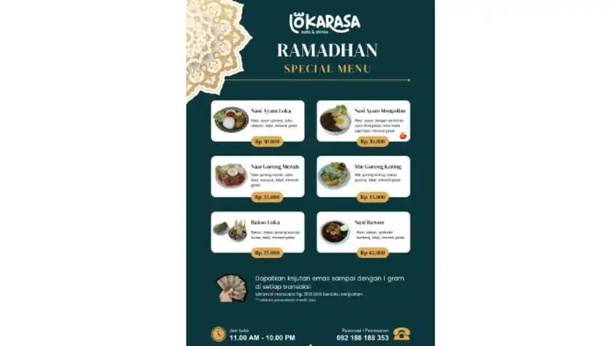 Rasakan Kenikmatan Kuliner Ramadhan dengan Menu Spesial dari Lokarasa Makassar