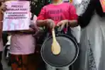 Demonstrasi Perempuan Desak Pemerintah Perbaiki Perekonomian