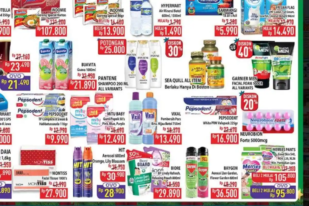 PROMO JSM Hypermart Besok 3 Desember 2023: Vixal Rp13.490 Merries Pampers Beli 2 Mulai Rp95.800