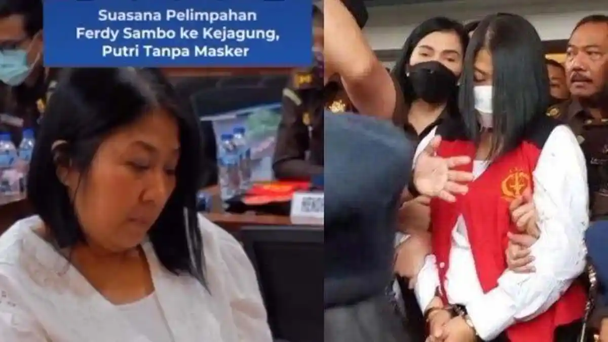 FOTO Terbaru Putri Candrawathi jadi Tahanan, Pipi Makin Tembem Terlihat Tanpa Masker