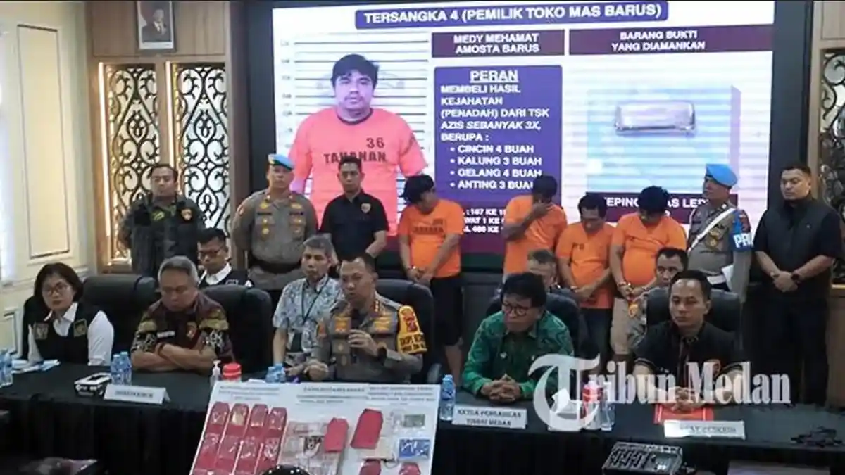 Tiga Penadah Emas Curian Milik Hakim PN Medan akan Diadili setelah Lebaran
