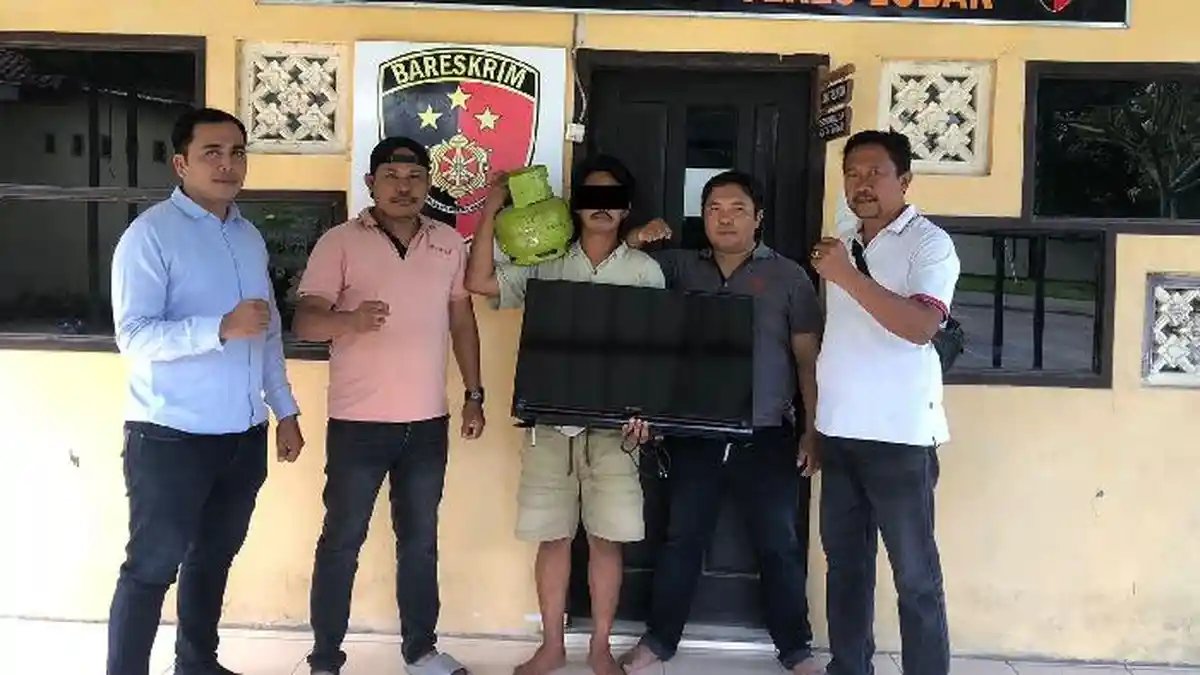 Bobol Rumah di Labuapi, Pria Ini Gasak TV dan Tabung Gas