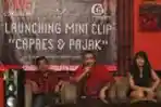 Vicka Sagita Ayu di Peluncuran Klip Capres dan Pajak