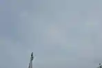 Langit Langsa Berawan & Berkabut Asap pada Hari ke-12 Puasa, Segini Suhunya