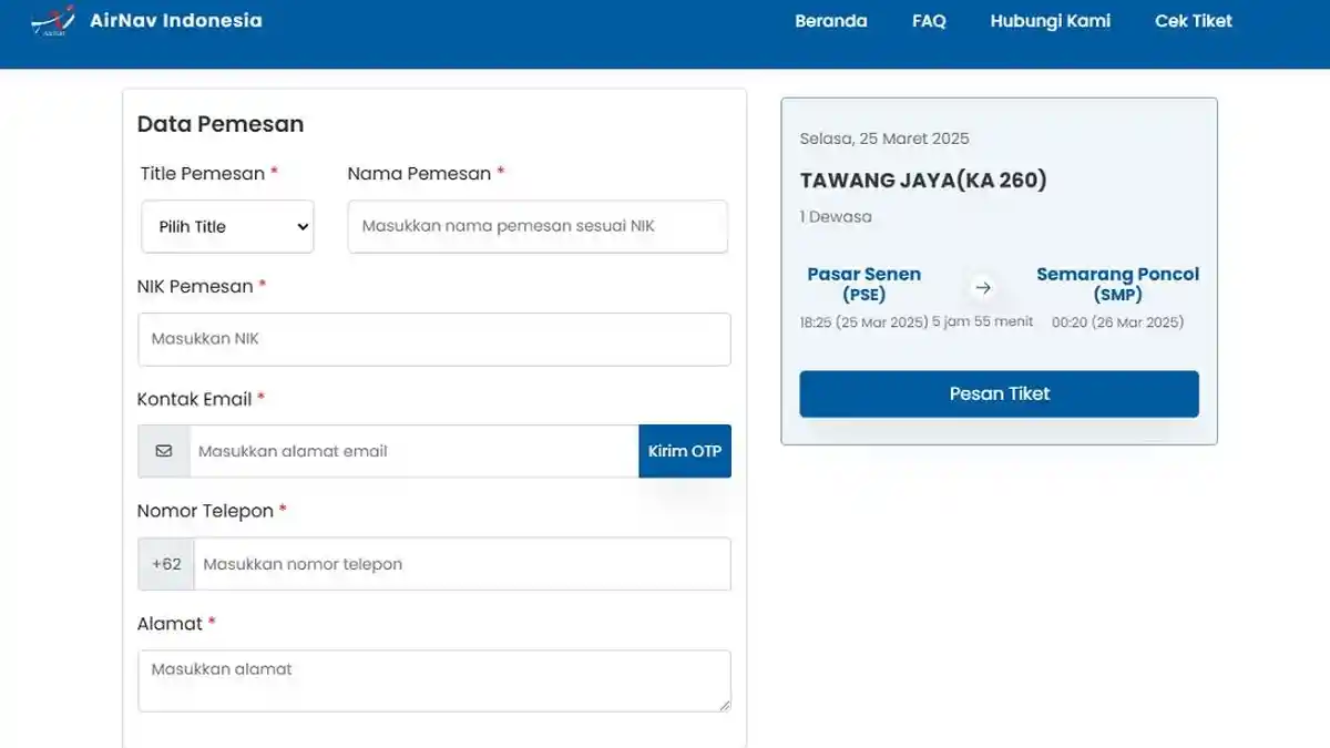 LINK Daftar Mudik Gratis AirNav Indonesia 2025 mudikairnav.com: Ini Syarat dan Kuotanya