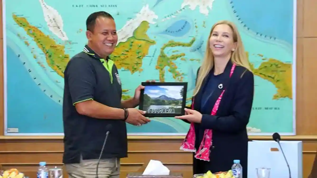 Mikron Antariksa Tawarkan Wisata dan Perikanan Kabupaten Belitung pada Dubes Bulgaria