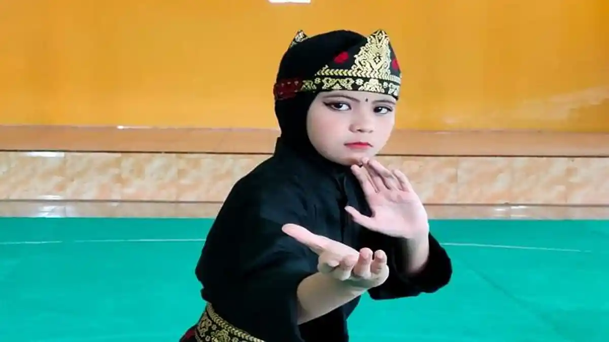Pesilat Palembang Juara 1 O2SN 2022,  Atiyah Raihanah Deg-degan Sempat Nangis 