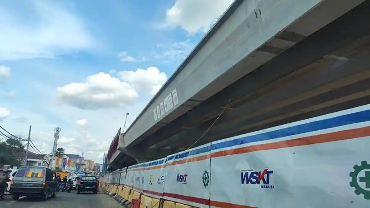 Flyover Sekip Palembang Sudah Tersambung, Bulan Maret Ditargetkan Soft Opening