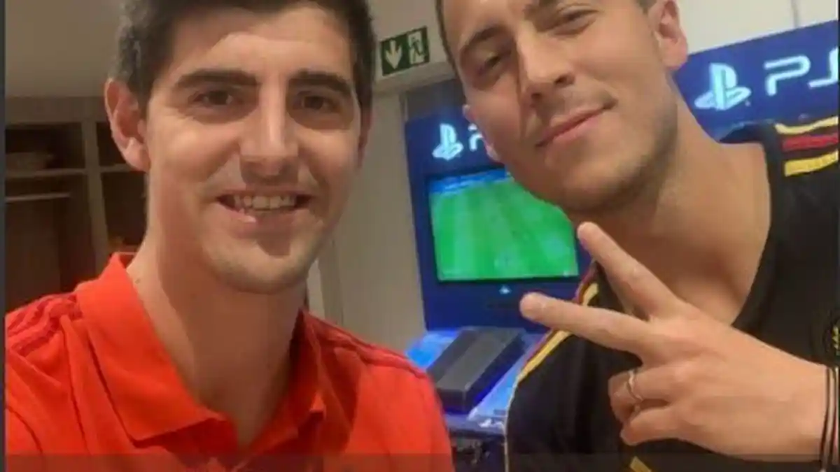 Kiper Real Madrid Thibaut Courtois Ungkap Kesedihan Eden Hazard yang Mengalami Cedera Lagi
